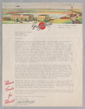 [Letter from Geo. J. Ball, Inc. to Daniel W. Kempner, December 7, 1944]