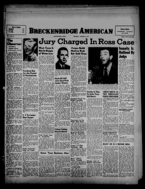 Breckenridge American (Breckenridge, Tex.), Vol. 27, No. 241, Ed. 1 Thursday, October 23, 1947