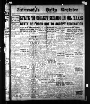 Gainesville Daily Register and Messenger (Gainesville, Tex.), Vol. 40, No. 233, Ed. 1 Saturday, September 13, 1924