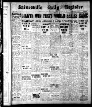 Gainesville Daily Register and Messenger (Gainesville, Tex.), Vol. 40, No. 250, Ed. 1 Saturday, October 4, 1924