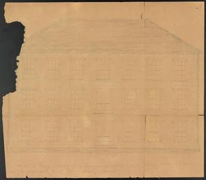 [Sketch of North and South Sides of a Building]