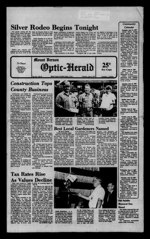 Mount Vernon Optic-Herald (Mount Vernon, Tex.), Vol. 112, No. 42, Ed. 1 Thursday, June 11, 1987