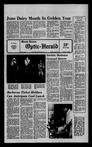 Mount Vernon Optic-Herald (Mount Vernon, Tex.), Vol. 112, No. 43, Ed. 1 Thursday, June 18, 1987