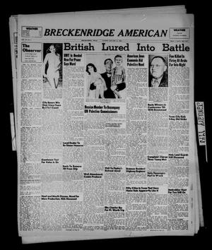 Breckenridge American (Breckenridge, Tex.), Vol. 28, No. 9, Ed. 1 Sunday, January 11, 1948