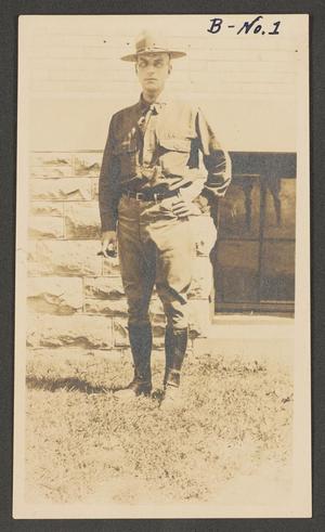 Primary view of object titled '[Photograph of Lieutenant Berg]'.