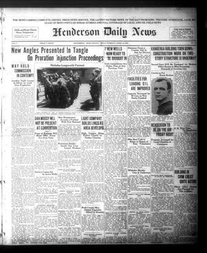 Henderson Daily News (Henderson, Tex.),, Vol. 1, No. 22, Ed. 1 Tuesday, April 14, 1931