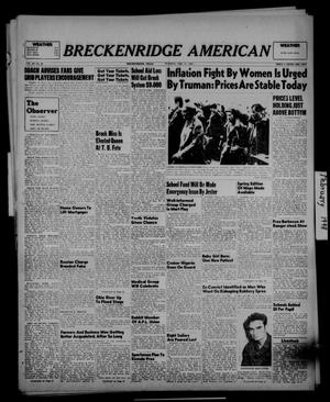 Breckenridge American (Breckenridge, Tex.), Vol. 28, No. 40, Ed. 1 Tuesday, February 17, 1948
