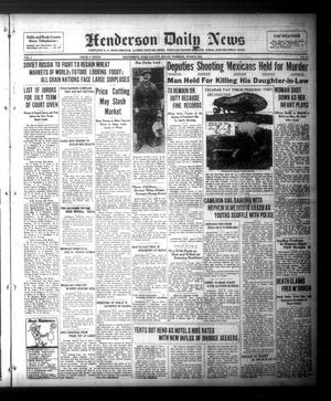 Henderson Daily News (Henderson, Tex.),, Vol. 1, No. 70, Ed. 1 Tuesday, June 9, 1931