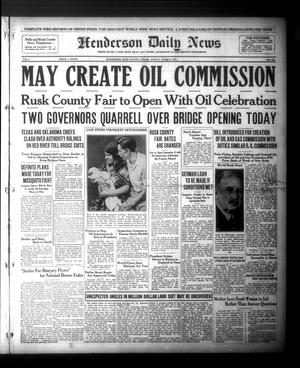 Henderson Daily News (Henderson, Tex.),, Vol. 1, No. 103, Ed. 1 Friday, July 17, 1931