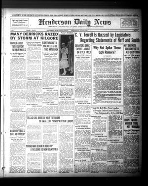 Henderson Daily News (Henderson, Tex.),, Vol. 1, No. 113, Ed. 1 Wednesday, July 29, 1931