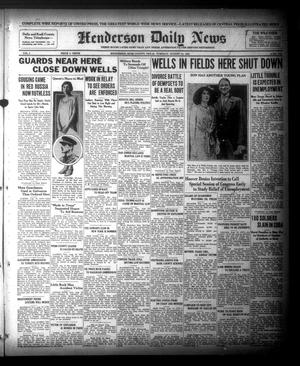 Henderson Daily News (Henderson, Tex.),, Vol. 1, No. 132, Ed. 1 Tuesday, August 18, 1931