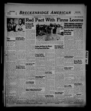 Breckenridge American (Breckenridge, Tex.), Vol. 28, No. 52, Ed. 1 Tuesday, March 2, 1948