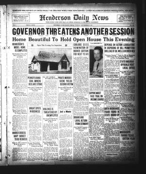 Henderson Daily News (Henderson, Tex.),, Vol. 1, No. 168, Ed. 1 Tuesday, September 29, 1931
