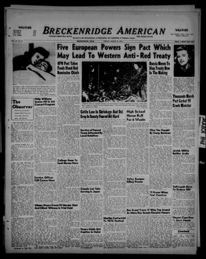 Breckenridge American (Breckenridge, Tex.), Vol. 28, No. 61, Ed. 1 Friday, March 12, 1948