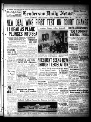 Henderson Daily News (Henderson, Tex.), Vol. 6, No. 280, Ed. 1 Wednesday, February 10, 1937