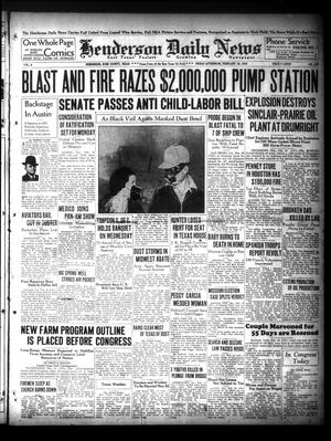 Henderson Daily News (Henderson, Tex.), Vol. 6, No. 288, Ed. 1 Friday, February 19, 1937