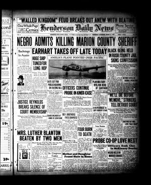 Henderson Daily News (Henderson, Tex.), Vol. 6, No. 310, Ed. 1 Wednesday, March 17, 1937
