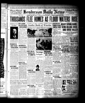 Henderson Daily News (Henderson, Tex.), Vol. 7, No. 34, Ed. 1 Wednesday, April 28, 1937