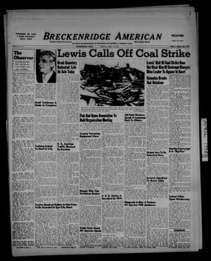 Breckenridge American (Breckenridge, Tex.), Vol. 28, No. 79, Ed. 1 Monday, April 12, 1948