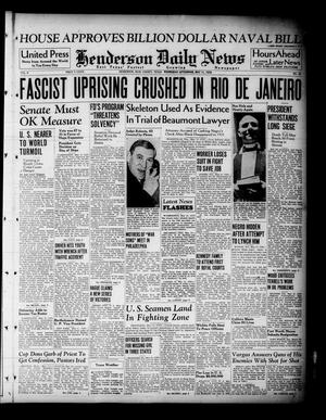 Henderson Daily News (Henderson, Tex.), Vol. 8, No. 46, Ed. 1 Wednesday, May 11, 1938