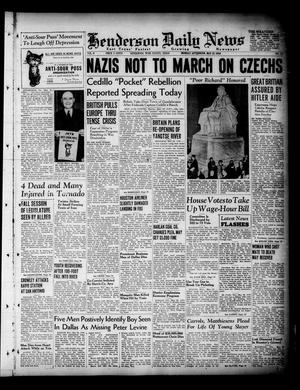 Henderson Daily News (Henderson, Tex.), Vol. 8, No. 56, Ed. 1 Monday, May 23, 1938