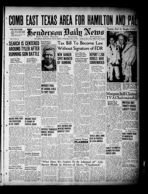 Henderson Daily News (Henderson, Tex.), Vol. 8, No. 60, Ed. 1 Friday, May 27, 1938