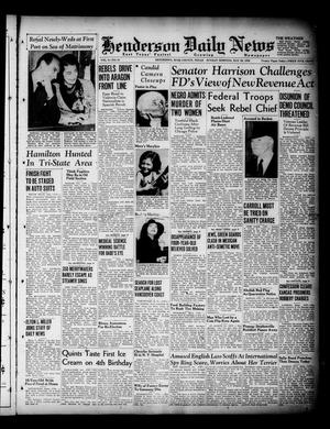Primary view of object titled 'Henderson Daily News (Henderson, Tex.), Vol. 8, No. 61, Ed. 1 Sunday, May 29, 1938'.