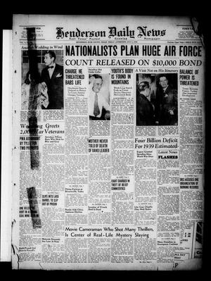 Henderson Daily News (Henderson, Tex.), Vol. 8, No. 90, Ed. 1 Friday, July 1, 1938