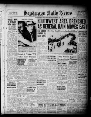 Henderson Daily News (Henderson, Tex.), Vol. 8, No. 197, Ed. 1 Thursday, November 3, 1938