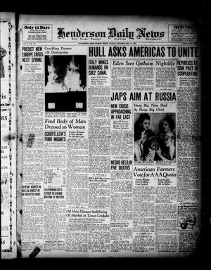 Henderson Daily News (Henderson, Tex.), Vol. 8, No. 229, Ed. 1 Sunday, December 11, 1938