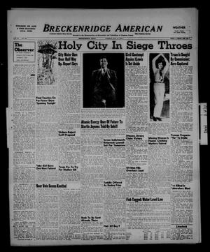 Breckenridge American (Breckenridge, Tex.), Vol. 28, No. 109, Ed. 1 Tuesday, May 18, 1948