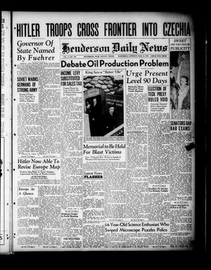 Henderson Daily News (Henderson, Tex.), Vol. 8, No. 309, Ed. 1 Wednesday, March 15, 1939