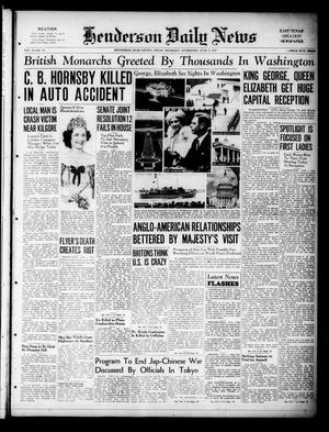 Henderson Daily News (Henderson, Tex.), Vol. 9, No. 70, Ed. 1 Thursday, June 8, 1939