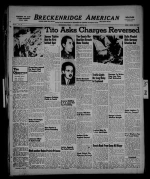 Breckenridge American (Breckenridge, Tex.), Vol. 28, No. 148, Ed. 1 Friday, July 2, 1948