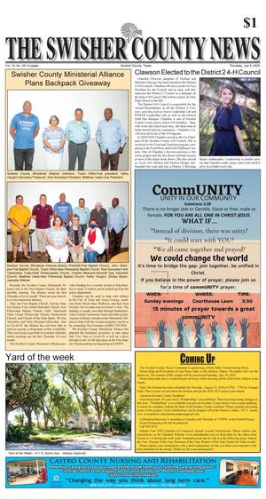 The Swisher County News (Tulia, Tex.), Vol. 12, No. 29, Ed. 1 Thursday, July 9, 2020