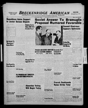 Breckenridge American (Breckenridge, Tex.), Vol. 28, No. 223, Ed. 1 Wednesday, October 13, 1948