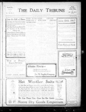 The Daily Tribune (Bay City, Tex.), Vol. 12, No. 198, Ed. 1 Wednesday, June 13, 1917