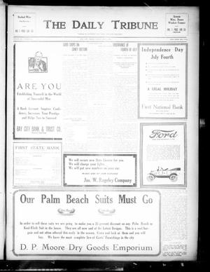 Primary view of object titled 'The Daily Tribune (Bay City, Tex.), Vol. 12, No. 215, Ed. 1 Tuesday, July 3, 1917'.