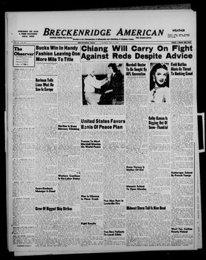 Breckenridge American (Breckenridge, Tex.), Vol. 28, No. 256, Ed. 1 Sunday, November 21, 1948