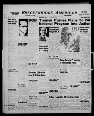 Breckenridge American (Breckenridge, Tex.), Vol. 28, No. 261, Ed. 1 Sunday, November 28, 1948