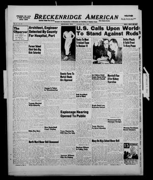 Breckenridge American (Breckenridge, Tex.), Vol. 28, No. 269, Ed. 1 Tuesday, December 7, 1948