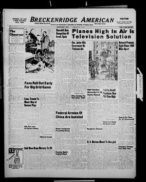 Breckenridge American (Breckenridge, Tex.), Vol. 28, No. 272, Ed. 1 Friday, December 10, 1948