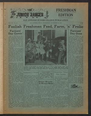The Junior Ranger (San Antonio, Tex.), Vol. 15, No. 10, Ed. 1 Wednesday, November 20, 1940