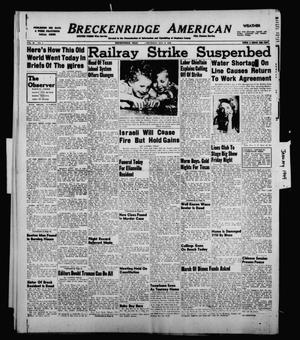 Breckenridge American (Breckenridge, Tex.), Vol. 29, No. 5, Ed. 1 Thursday, January 6, 1949