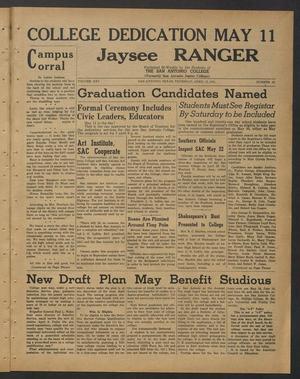Jaysee Ranger (San Antonio, Tex.), Vol. 25, No. 15, Ed. 1 Thursday, April 12, 1951