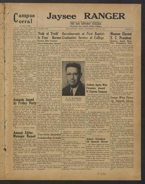 Jaysee Ranger (San Antonio, Tex.), Vol. 25, No. 18, Ed. 1 Wednesday, May 23, 1951