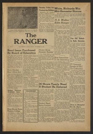 Primary view of object titled 'The Ranger (San Antonio, Tex.), Vol. 27, No. 6, Ed. 1 Friday, November 21, 1952'.
