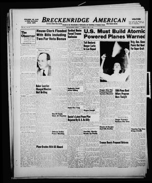 Breckenridge American (Breckenridge, Tex.), Vol. 29, No. 30, Ed. 1 Friday, February 4, 1949