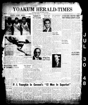 Yoakum Herald-Times (Yoakum, Tex.), Vol. 51, No. 95, Ed. 1 Friday, July 30, 1948