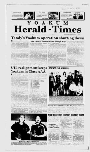 Yoakum Herald-Times (Yoakum, Tex.), Vol. 118, No. 5, Ed. 1 Wednesday, February 3, 2010